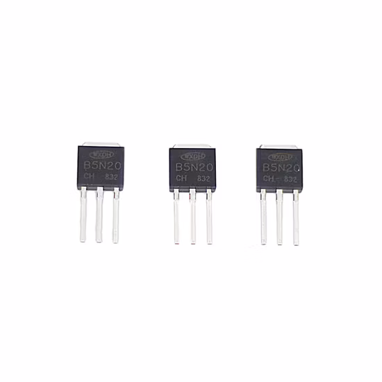 Mosfet de puissance en mode d'amélioration du canal N 5A 200V B5n20 à-251